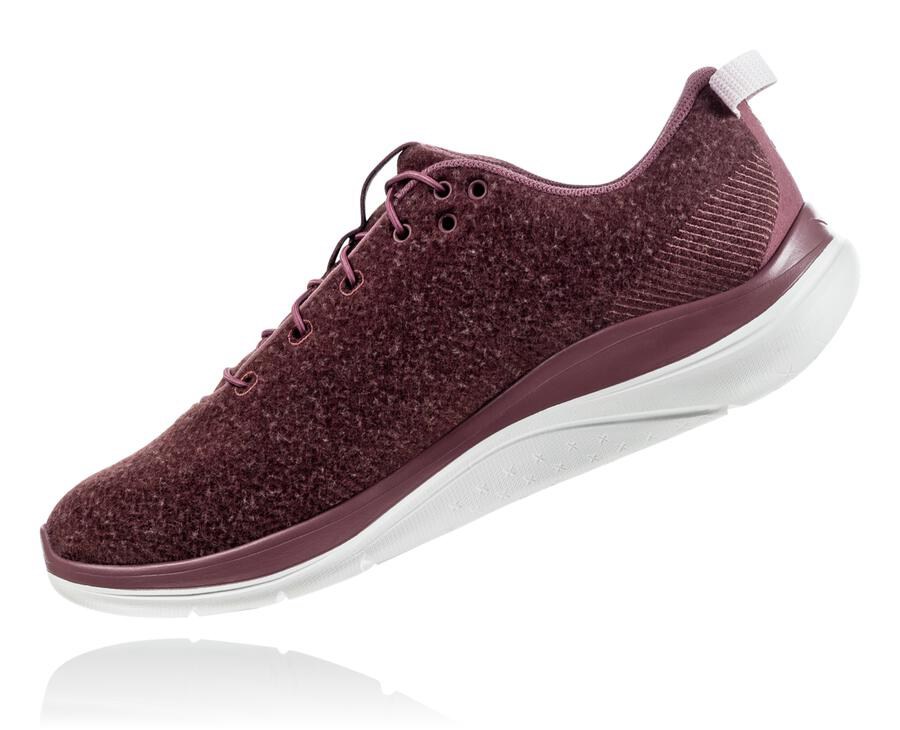 Hoka One One Hupana Flow Wool Löparskor Dam - Bröst - VFJHU-0361